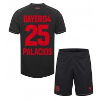 Bayer Leverkusen Exequiel Palacios #25 Hemmaställ Barn 2023-24 Korta ärmar (+ Korta byxor)